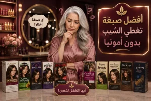 أفضل صبغة تغطي الشيب بدون أمونيا